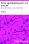 [Gutenberg 22783] • The New England Magazine Volume 1, No. 3, March, 1886 / Bay State Monthly Volume 4, No. 3, March, 1886